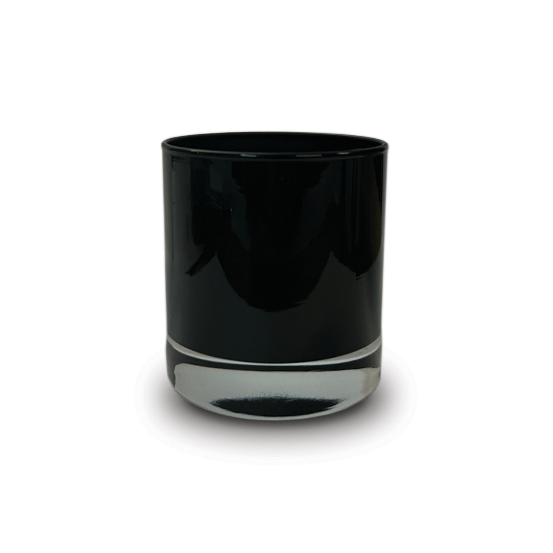 Black and White Unscented Black Candle/Black Box - Your Photo Candle