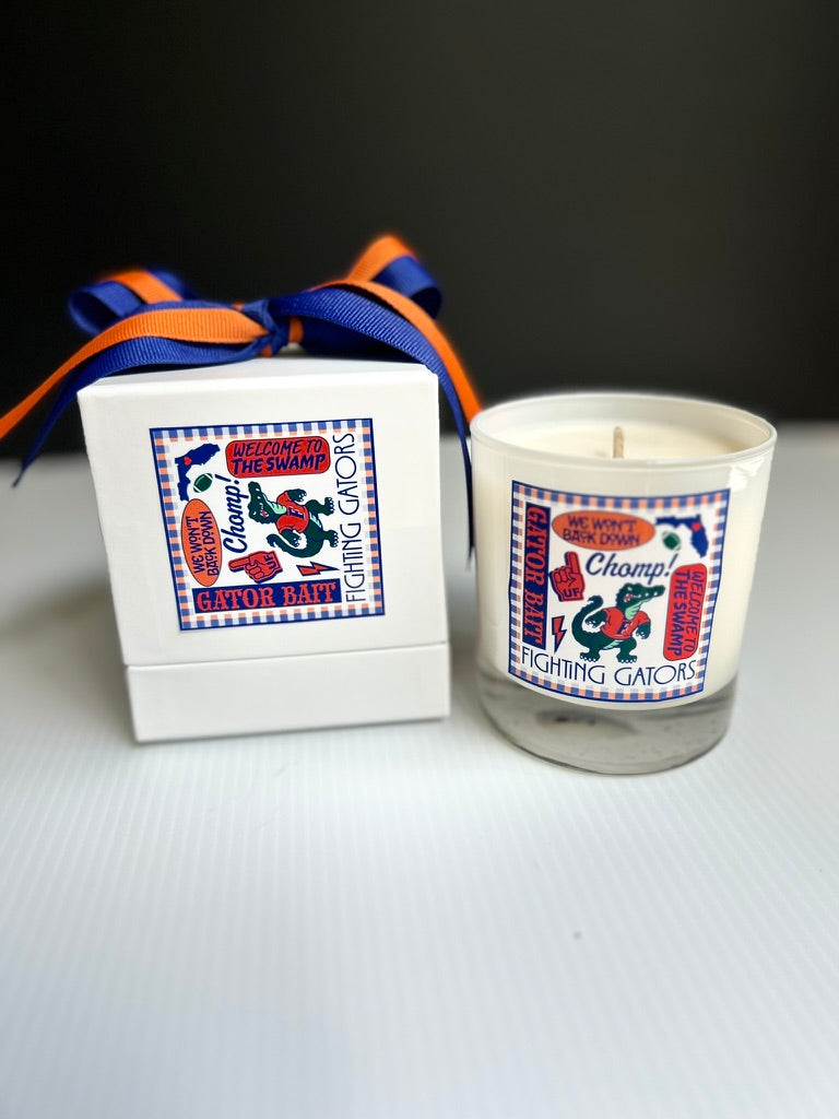 Game Day Candle Gator Chomp Florida