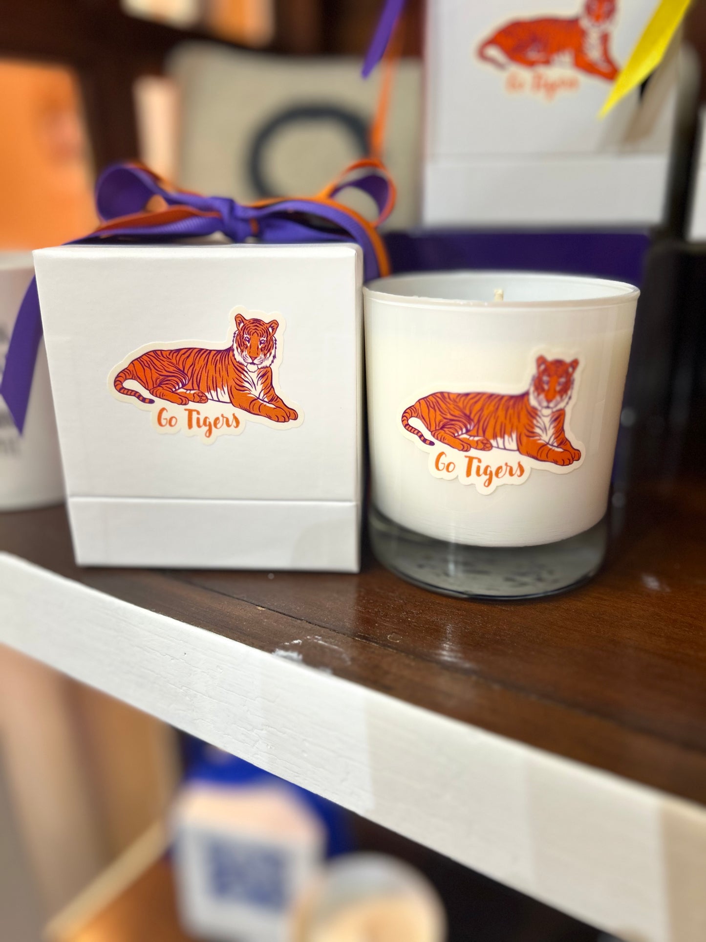 Game Day Candle Clemson Tigers