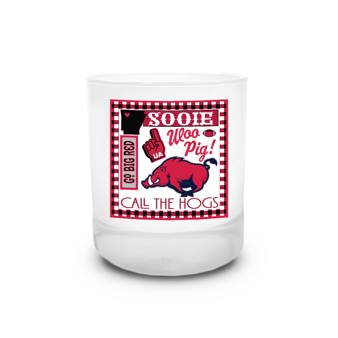 Game Day Candle Woo Pig Arkansas