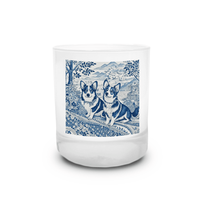 Chinoiserie Classic Corgi Pups Candle - Your Photo Candle