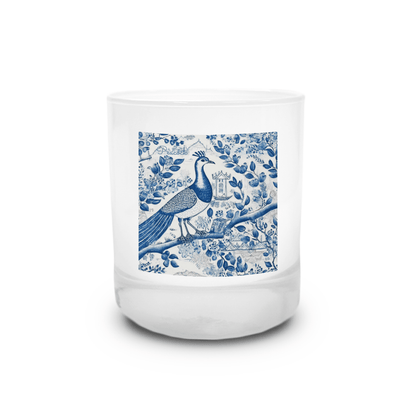 Chinoiserie Royal Peacock Candle - Your Photo Candle