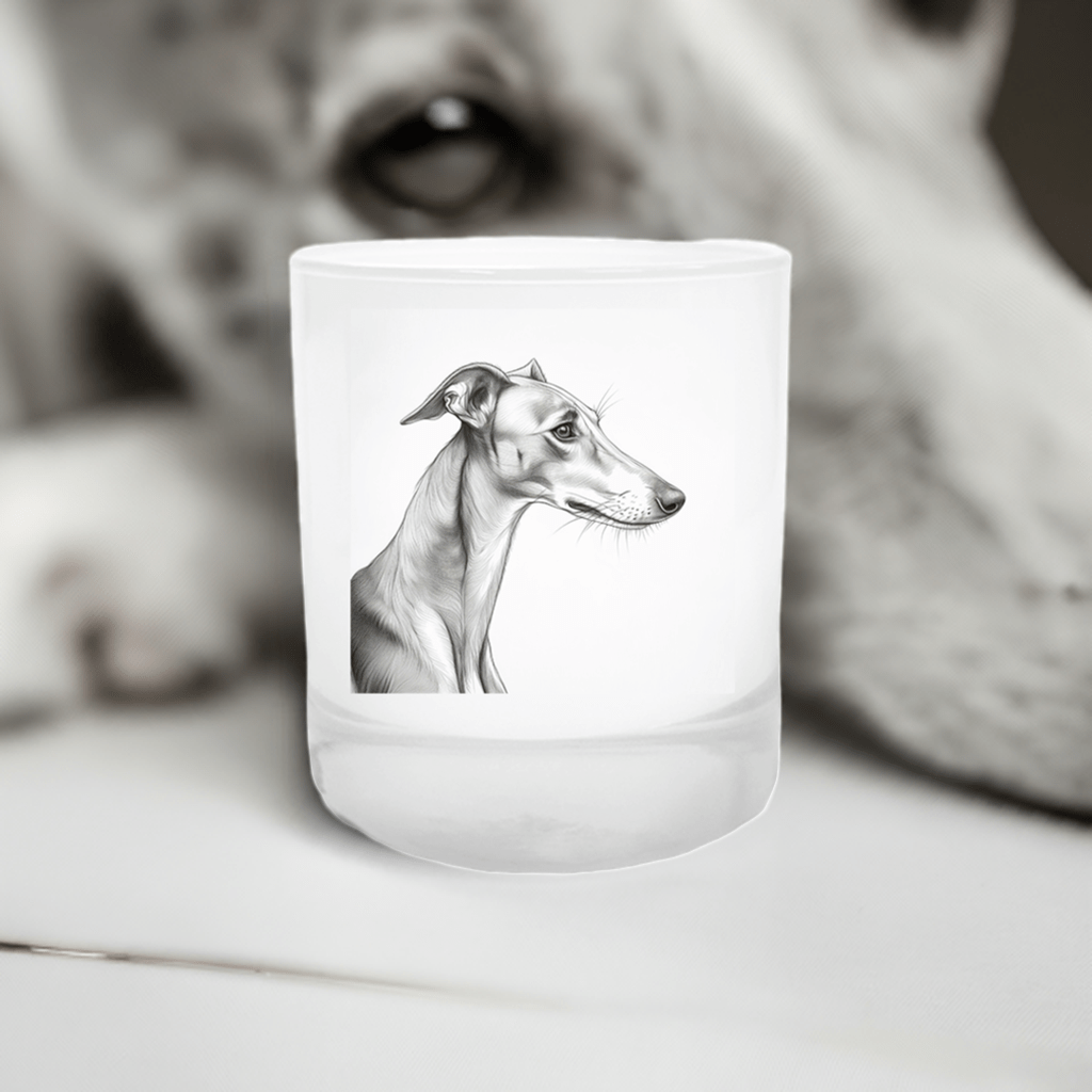 Good Dog Candle Greyhound - Your Photo Candle