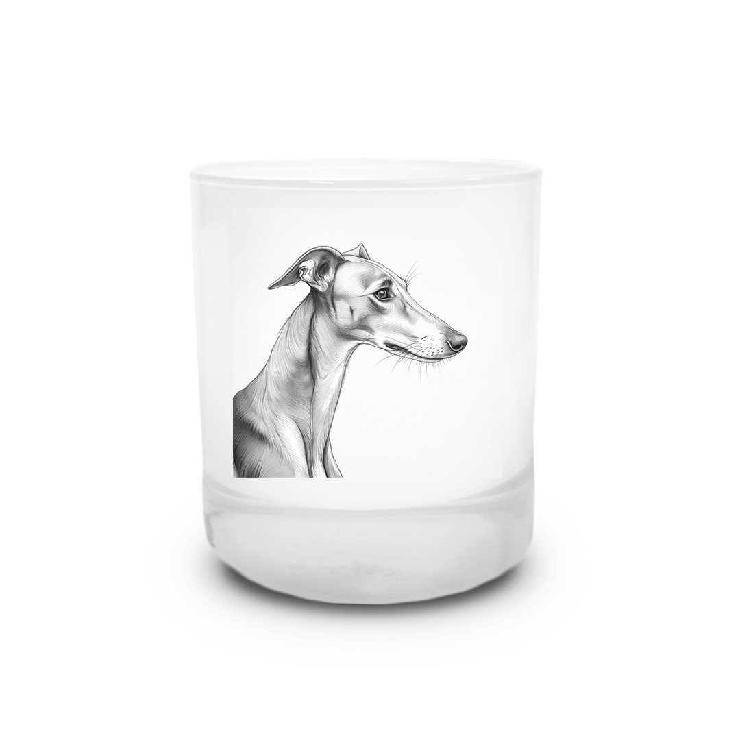 Good Dog Candle Greyhound - Your Photo Candle