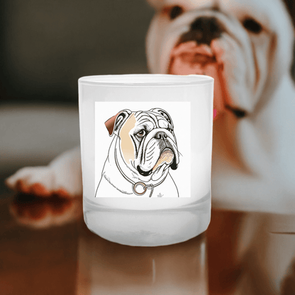 Good Dog Candle Old English Bulldog - Your Photo Candle