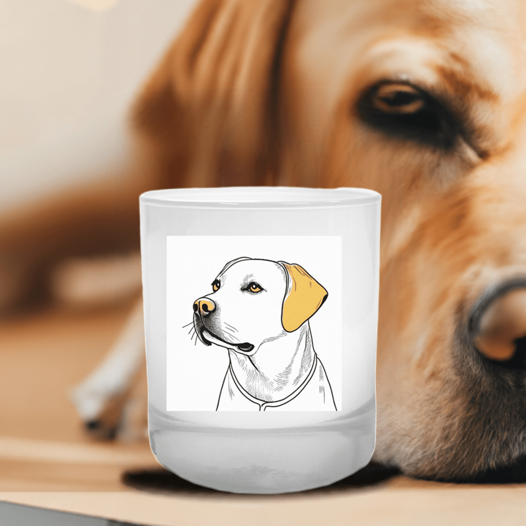 Good Dog Candle Yellow Lab - Your Photo Candle