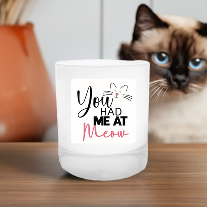 Cat Love Candle You Had Me At Meow