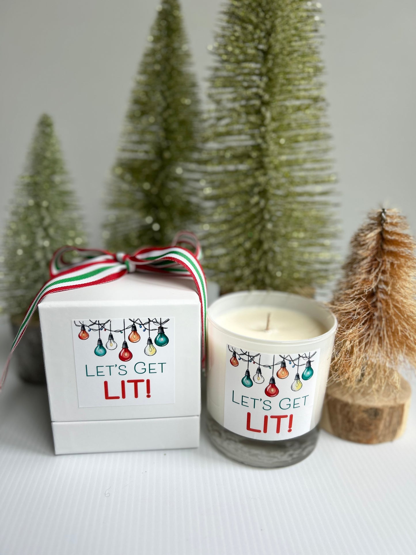 Get Lit! Christmas Candle