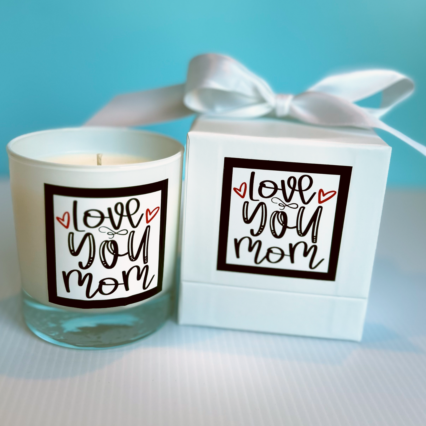 Love You Mom Candle