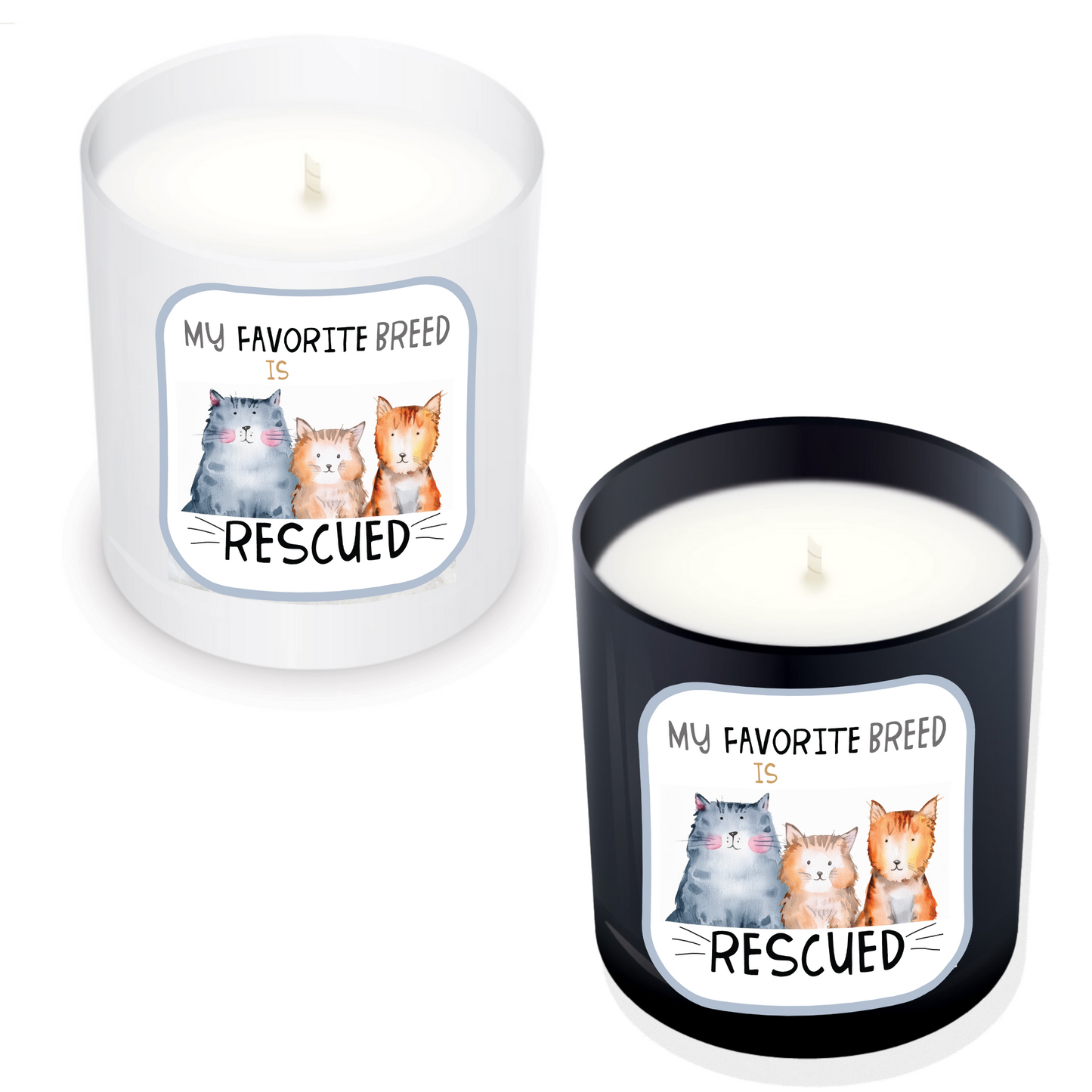 Cat Love Candle Rescue Is My Fav