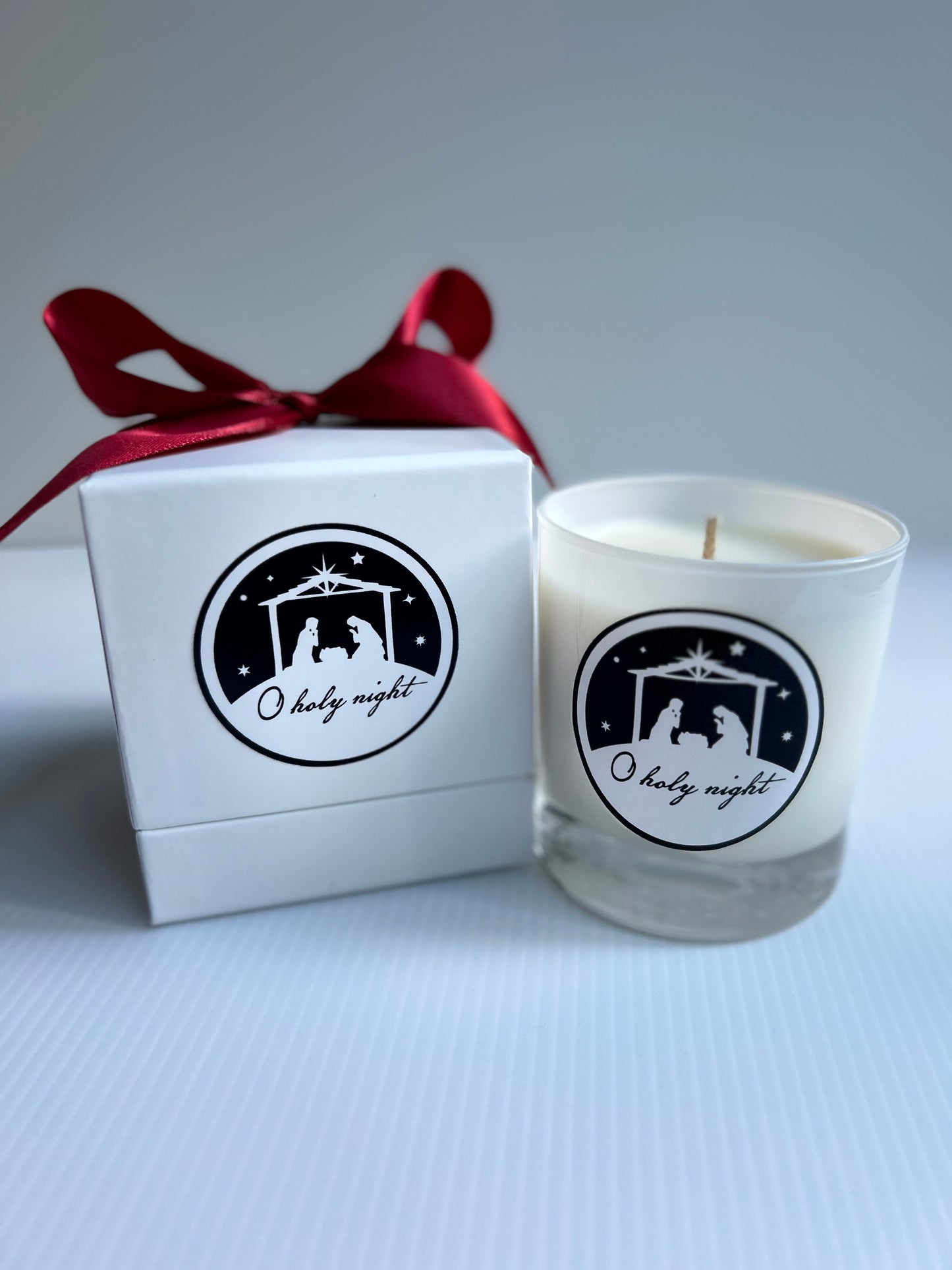 O Holy Night Christmas Candle