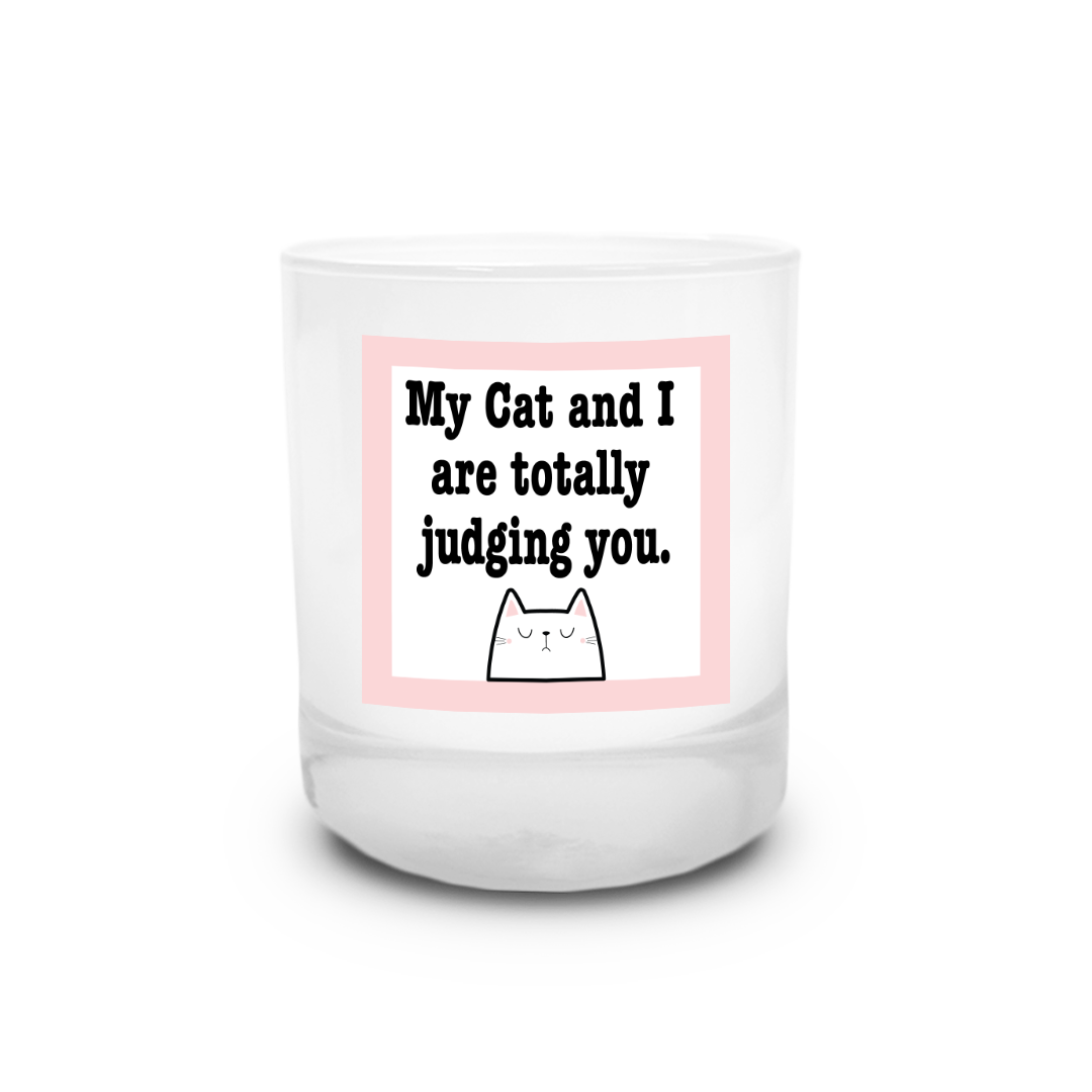 Cat Love Candle My Cat And I Are Judging You