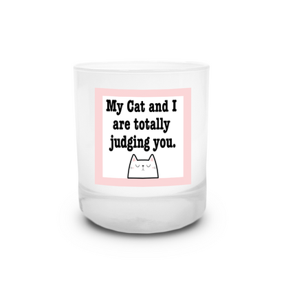 Cat Love Candle My Cat And I Are Judging You