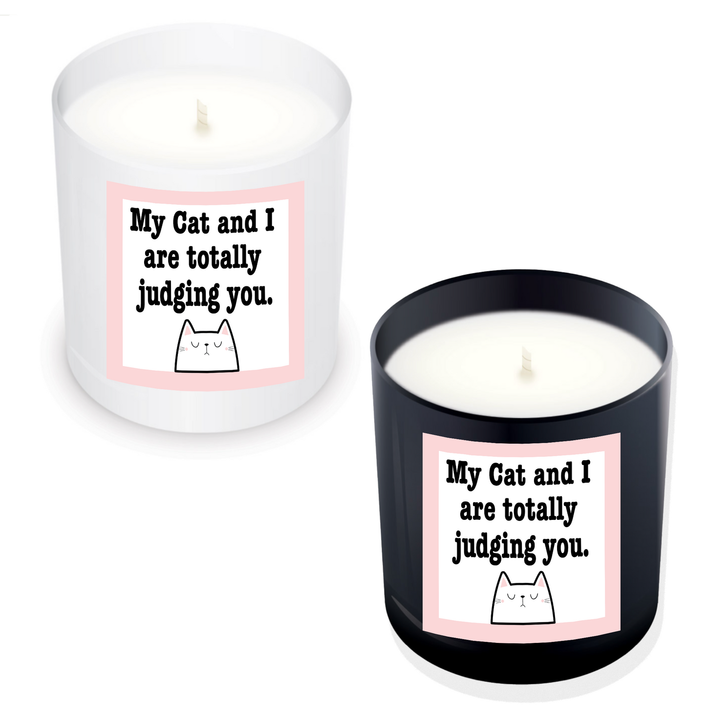 Cat Love Candle My Cat And I Are Judging You