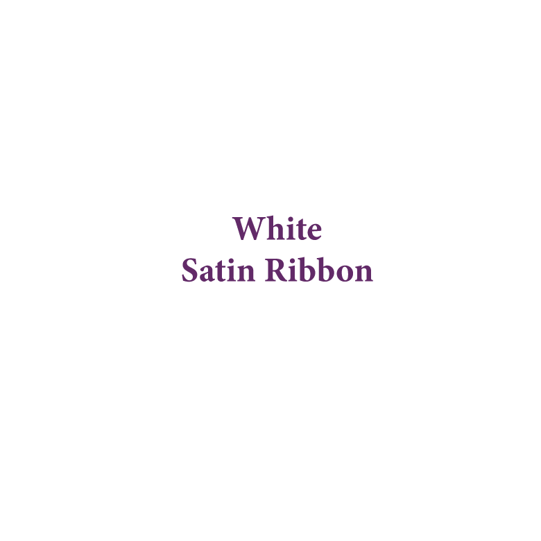 Wedding Shop Satin Ribbon - Your Photo Candle