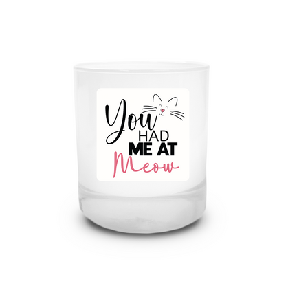 Cat Love Candle You Had Me At Meow