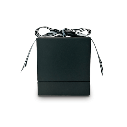 Black and White Unscented Black Candle/Black Box - Your Photo Candle