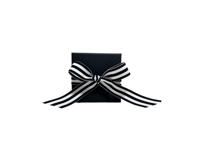 Black and White Unscented Black Candle/Black Box - Your Photo Candle